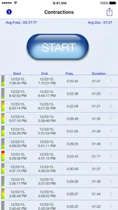 My Contraction Tracker screenshot 1