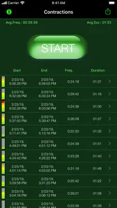 My Contraction Tracker screenshot 5