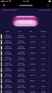 My Contraction Tracker screenshot 6