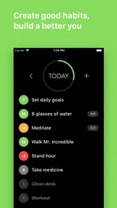 Habit List screenshot 0