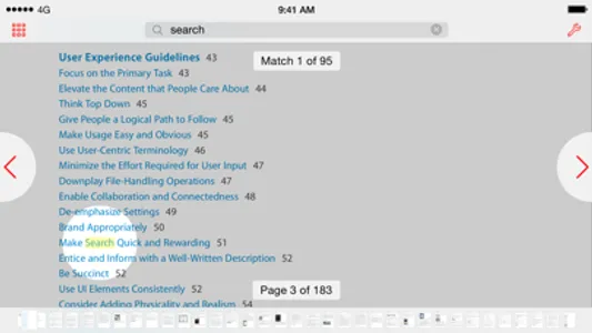 QuickSearch PDF Reader screenshot 1