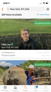 Couchsurfing Travel App screenshot 0