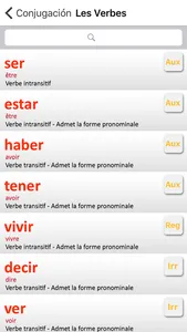 Conjugation : Spanish verbs screenshot 0