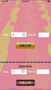 Lucky Lottery Numbers screenshot 0