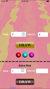 Lucky Lottery Numbers screenshot 1