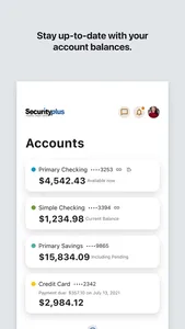 Securityplus FCU Mobile screenshot 2