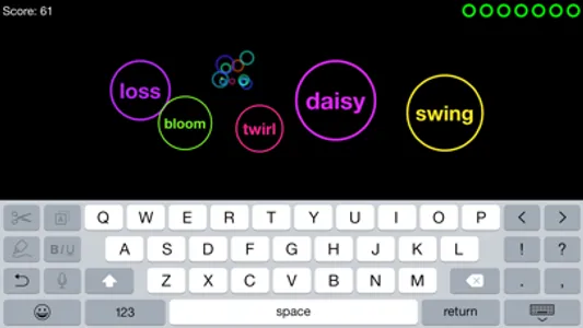Word Burst Typing Game screenshot 0