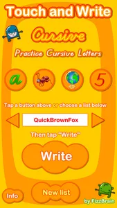 Cursive Touch and Write screenshot 0