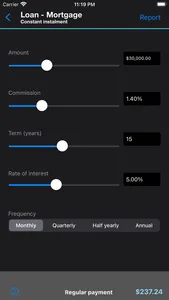 Abanfin Financial Calculator screenshot 1