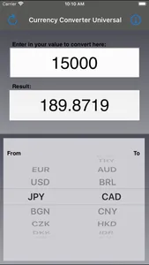 Currency Converter Universal screenshot 3