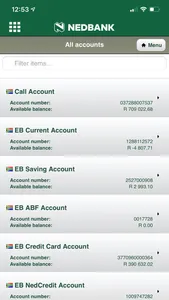 Nedbank AppSuite screenshot 2