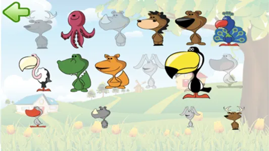 Puzzle: Cute animals for toddlers screenshot 1