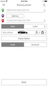 Network Taxis Didcot Oxford screenshot 2