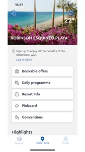 ROBINSON App screenshot 2