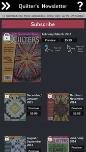 Quilters Newsletter Magazine screenshot 1