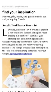 Quiltmaker Magazine screenshot 1