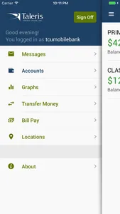 Taleris CU Mobile Banking screenshot 3