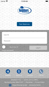 Neighbors FCU Mobile Banking screenshot 0