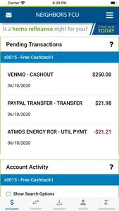 Neighbors FCU Mobile Banking screenshot 2