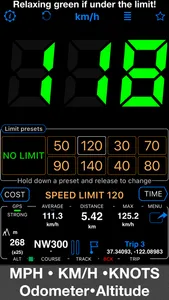 Speedometer 55 Pro. GPS kit. screenshot 4