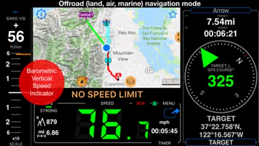 Speedometer 55 Pro. GPS kit. screenshot 8