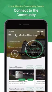 Muslim Directory: Qibla, Athan screenshot 2