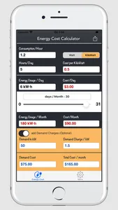 Energy Cost Calculator screenshot 0