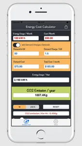 Energy Cost Calculator screenshot 1