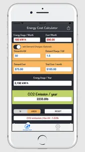 Energy Cost Calculator screenshot 2