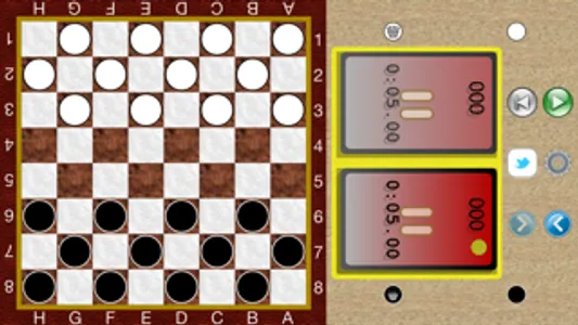 Simple chess board screenshot 1