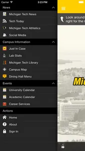 Michigan Tech screenshot 1