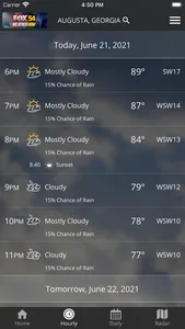 WFXG Weather Now screenshot 1