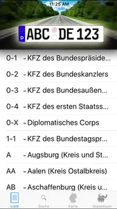 Autokennzeichen Deutschland screenshot 1