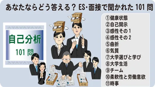 就活男子のミカタ　履歴書・ES screenshot 3