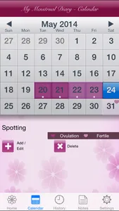 My Menstrual Diary screenshot 1