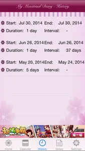 My Menstrual Diary screenshot 2