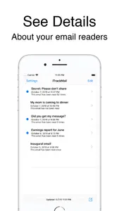 iTrackMail - Email Tracking screenshot 1