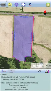 Deed Calls - Area - Perimeter screenshot 3