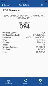 Wa Sales Tax screenshot 3