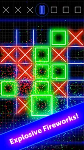 Tic Tac Toe Glow by TMSOFT screenshot 1