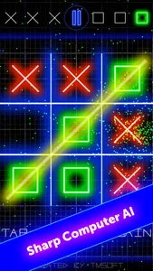 Tic Tac Toe Glow by TMSOFT screenshot 2