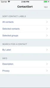ContactSort screenshot 0