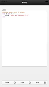 Ruby programming emulator screenshot 0