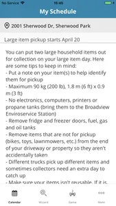 Strathcona County Waste screenshot 2