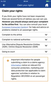 Passenger rights screenshot 7