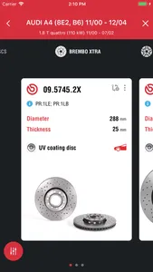 Brembo Parts screenshot 2