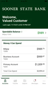 Sooner State Bank Mobile screenshot 2