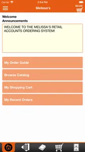 Melissa's Checkout screenshot 0