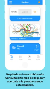 Rapibus Madrid - Next bus screenshot 0