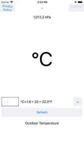 Celsius Thermometer Plus screenshot 1